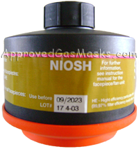 Gas Mask filters - M-95, Scott MPC, NTC-1, MSA, P-100 and more.