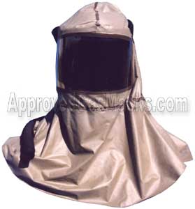 Butyl rubber hood for the First Responder escape gas mask hood