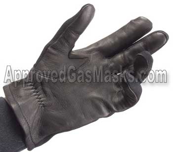 Tactical Black Gloves Full finger Wear PU Leather hawk HellStorm