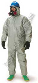 Tyvek ProTech Type F Protective Chemical Suit - Coveralls with boots and hood Pro-Tech Type-F