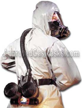 C420 PAPR respirator system is used in true HazMat conditions or wherever a gas mask is worn for prolonged periods