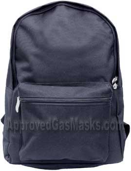 Lightweight black backpack is the perfect size to store a mask, filter, suit and essential survival gear