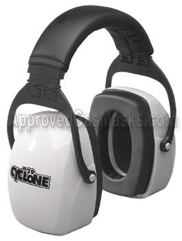Cyclone earmuffs offer ear hearing protection earmuff