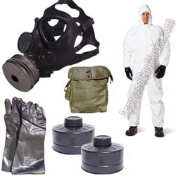 M15 gas mask kit includes many of the protection basics