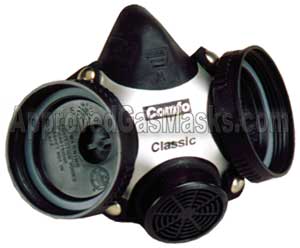 MSA Comfo Classic half mask is made from a black silicone rubber for a great fit
