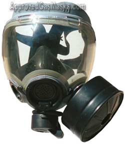 MSA Military Issue MCU-2P Gas Mask and Kit