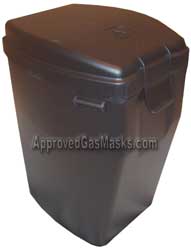 MSA gas mask storage box
