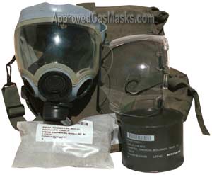 Issued kit includes mask, hard lens, hood and carry/storage bag