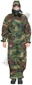 Camouflage NBC protective suit