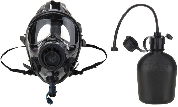 SGE 400/3 InfinityNBC Gas Mask is NIOSH approved with an M95 filter for NBC CBA RCA hazards