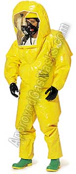 Tychem BR660 BR670 BR 660 670 Protective Chemical Suit - Coveralls with boots and hood